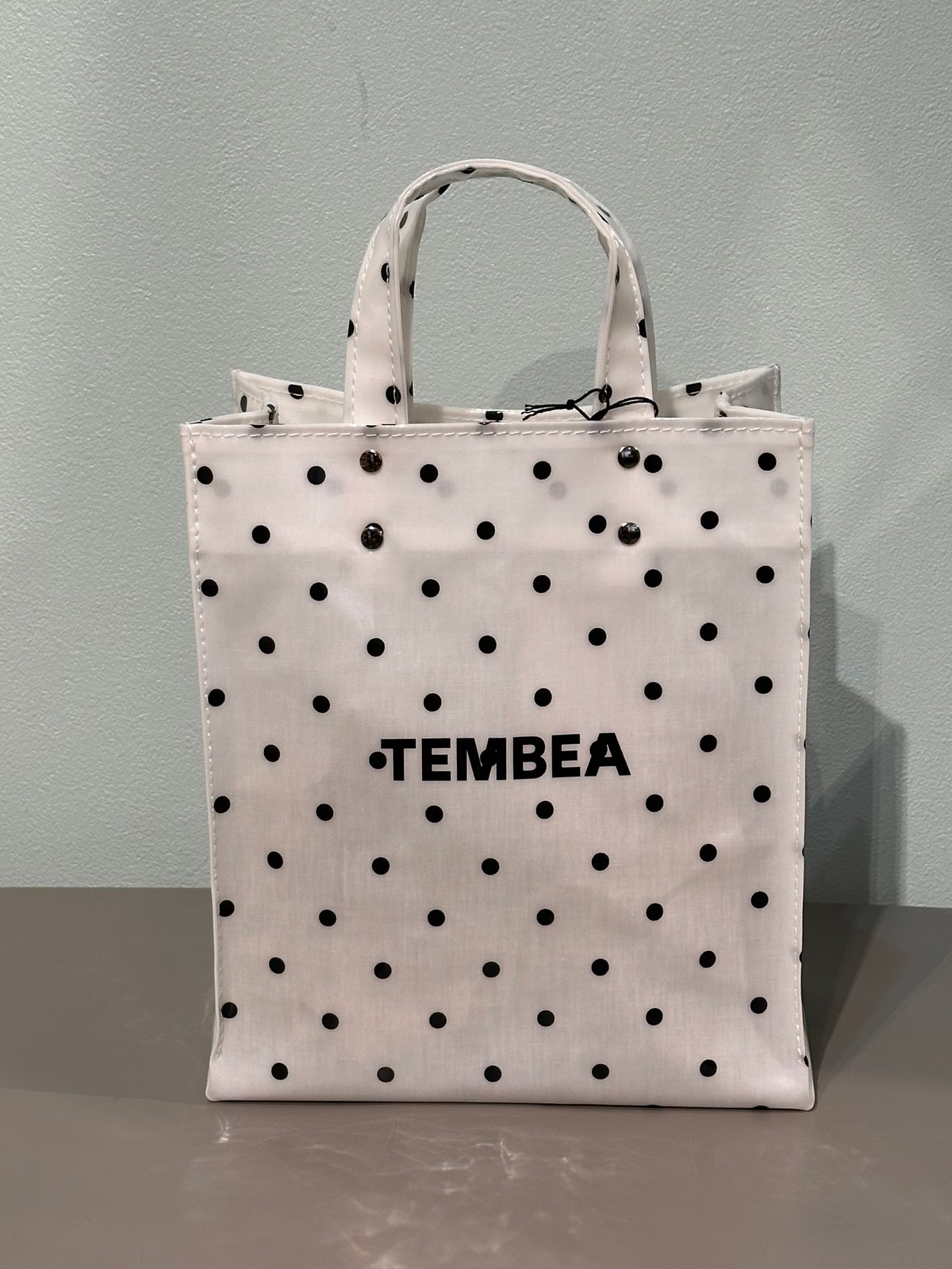 TEMBEA／ペーパートート (クリア・黒水玉) | MWL STORE