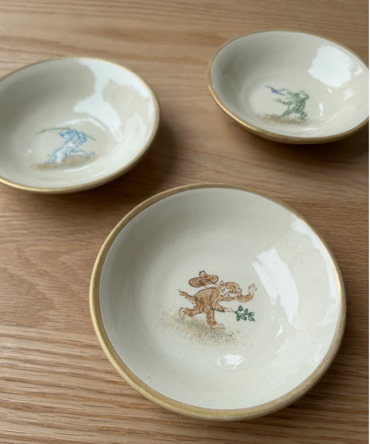 陶泉窯／高山寺画「鳥獣人物戯画」4寸皿（蛙） | MWL STORE