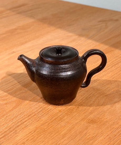 北條 黒窯変後手茶注 #89