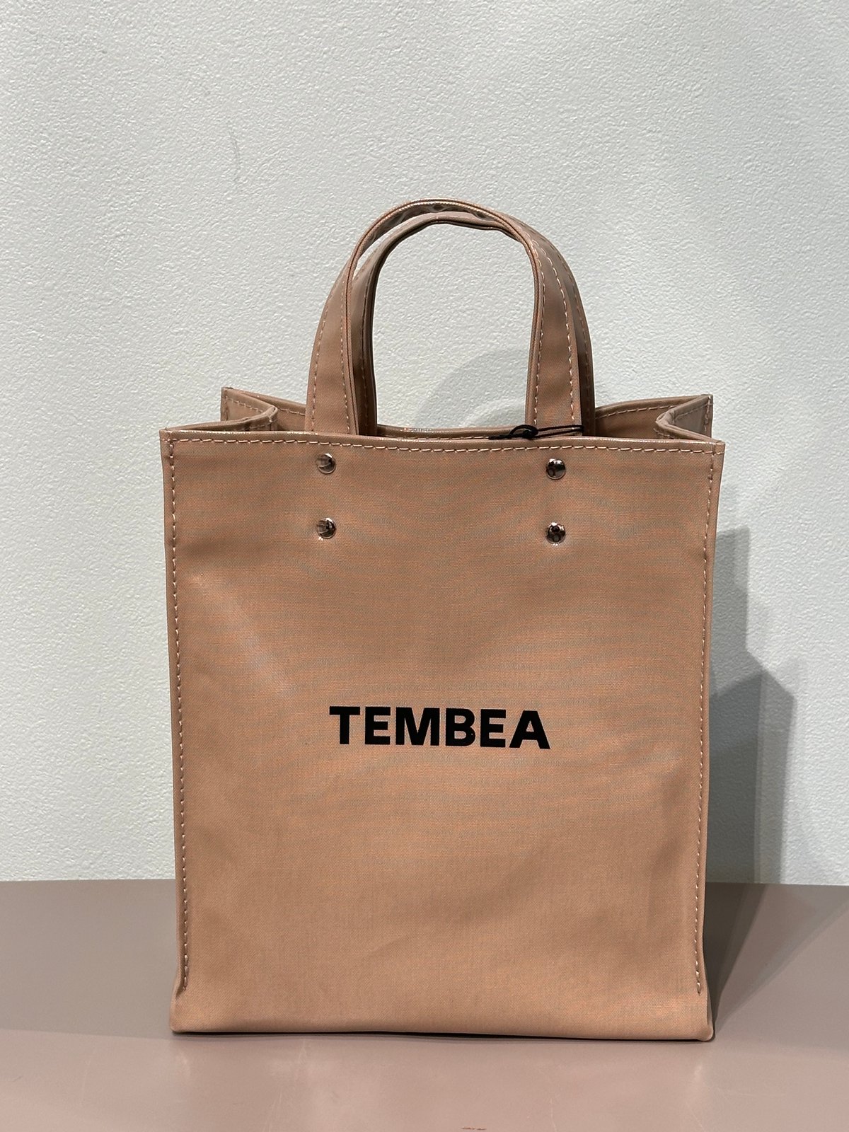 TEMBEA／ペーパートート クリア・サンドベージュ | MWL STORE