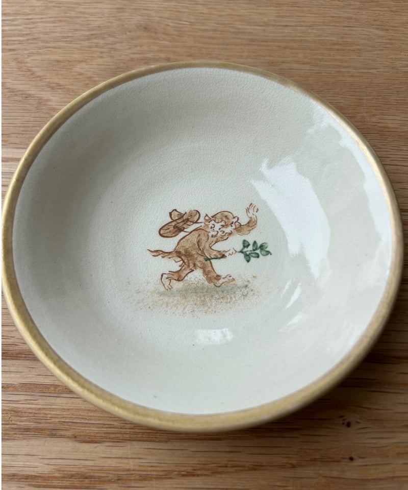 陶泉窯／高山寺画「鳥獣人物戯画」4寸皿（猿） | MWL STORE