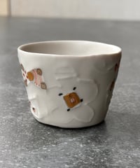 浜坂尚子 金銀そば猪口 中 #74-1