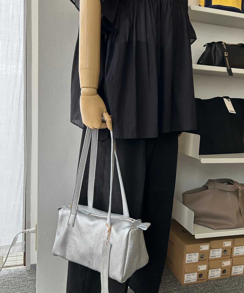 神戸 MARINEDAY / スペシャルMARIA ボストンバッグ（シルバー