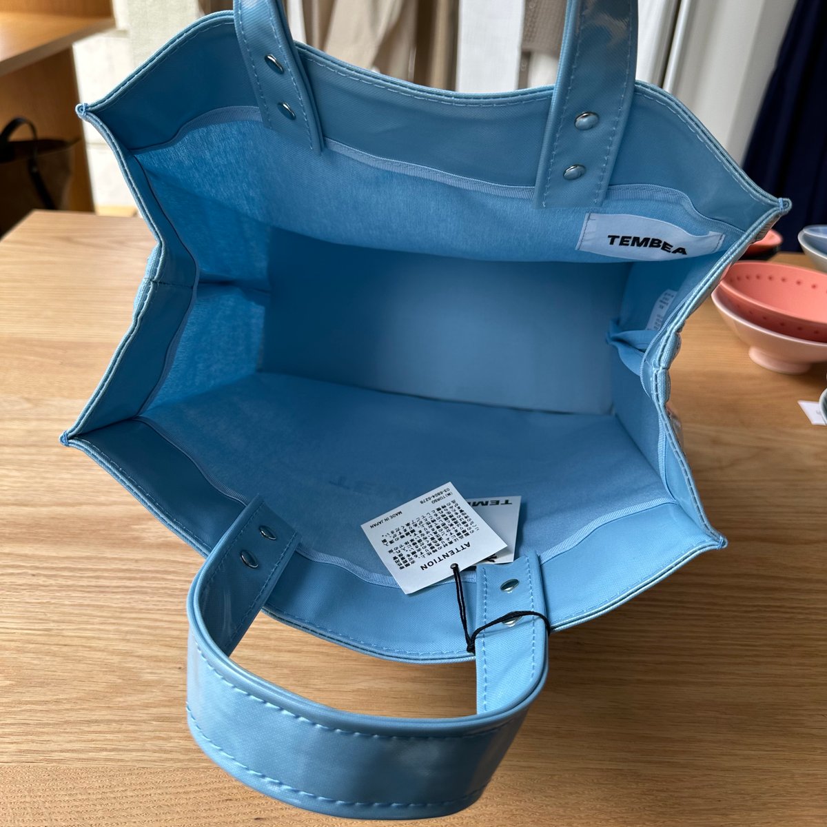 TEMBEA マフラー　グレー×サックスブルー TEMBEA マフラー グレー×サックスブルー TEMBEA マフラー グレー