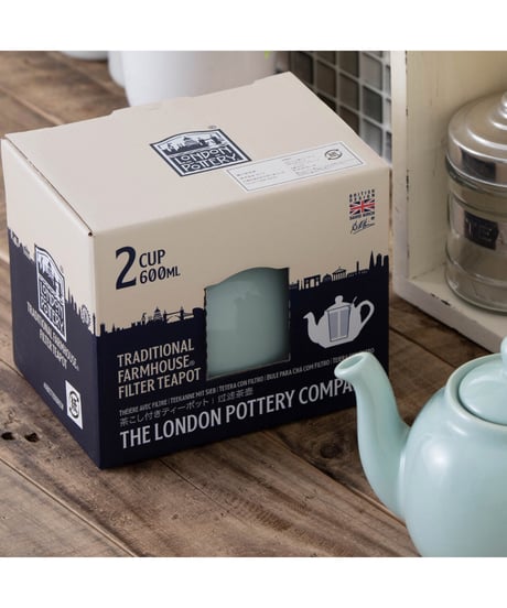 ロンドン ポタリー ティーポット（限定色／ミント ）550ml 2カップ用