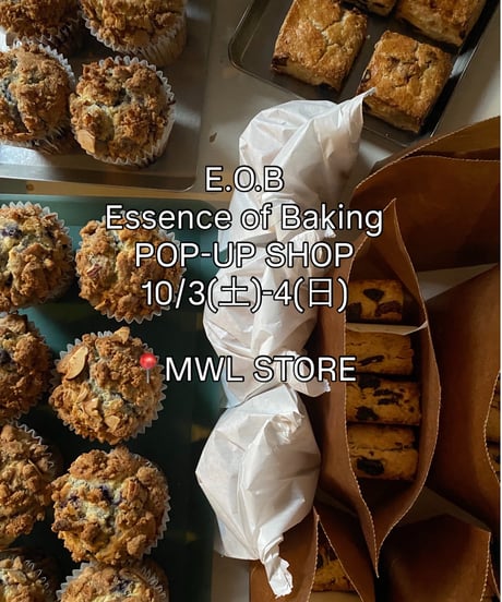 10/4（日）E.O.B お菓子販売会ご来店予約  のコピー
