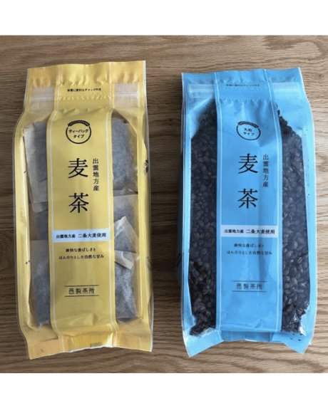 西製茶所／麦茶・丸粒タイプ（400g入り）