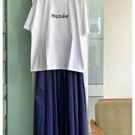 utilité / タックギャザースカート （ブルー）