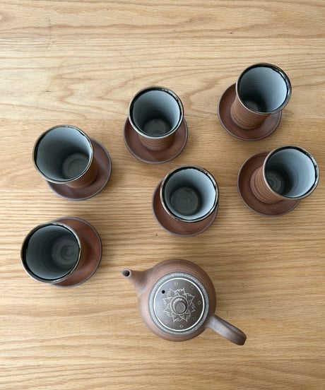 小北條 Kohokujo／限定ヒマラヤムーン茶器6個揃・桐箱入り（280ml）