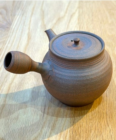 小北條 Kohokujo／MWL ＃15−２ 焼締 横手急須・丸（270ml）