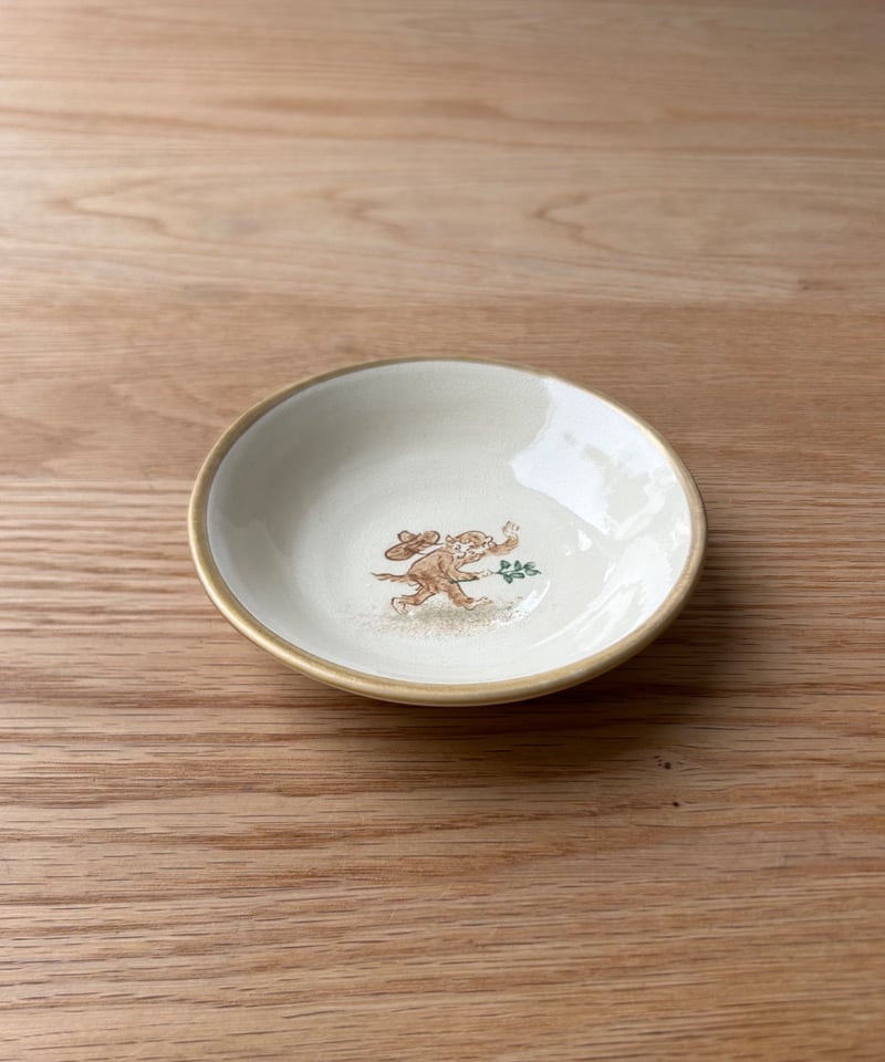 陶泉窯／高山寺画「鳥獣人物戯画」4寸皿（猿） | MWL STORE