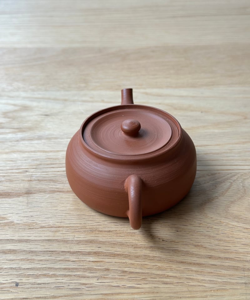 三代山田陶山 朱泥後手急須平蓋 #276 | MWL STORE