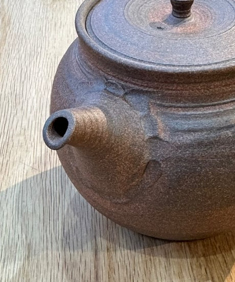 小北條 Kohokujo／MWL ＃15−２ 焼締 横手急須・丸（270ml）