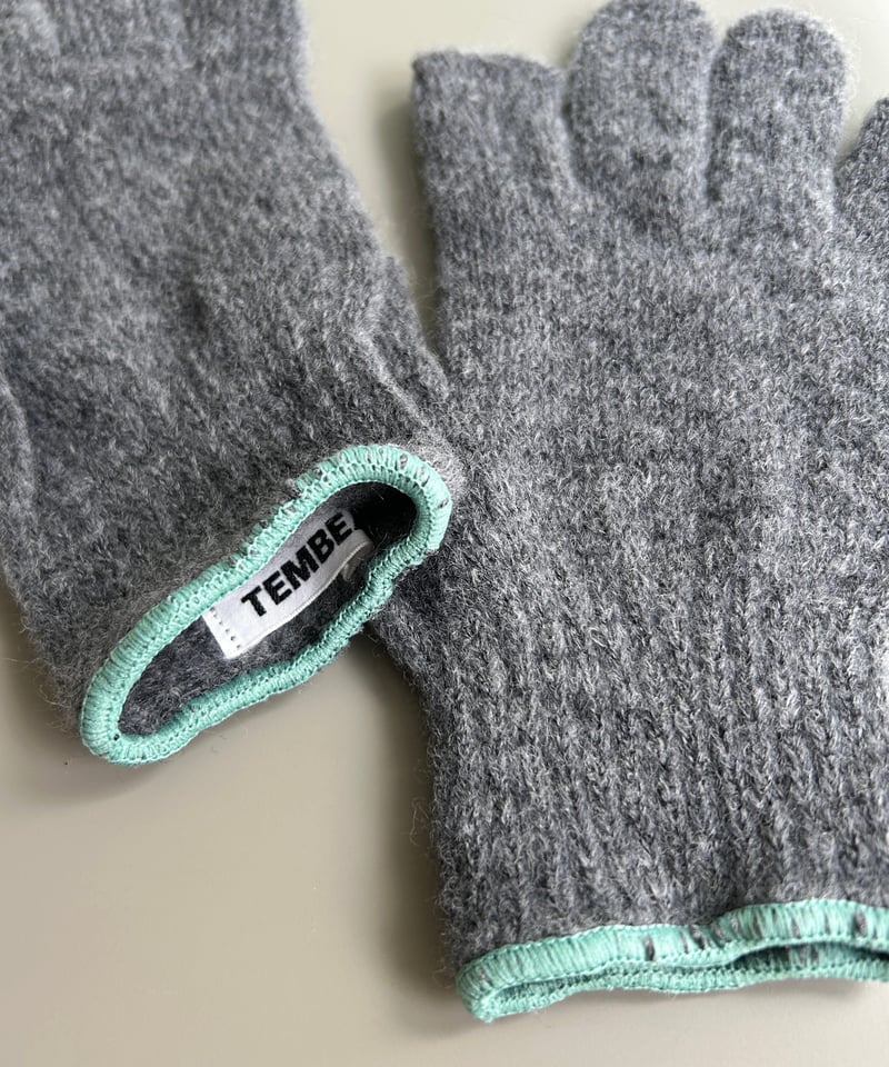 TEMBEA／2FINGERLESS GUNTE（MID−GREY／UGUISU）レディス |