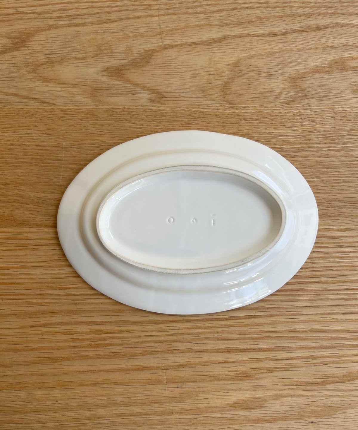 大井寛史・オオイヒロシ／パールオーバル皿（中)19㎝ H–37 | MWL STORE