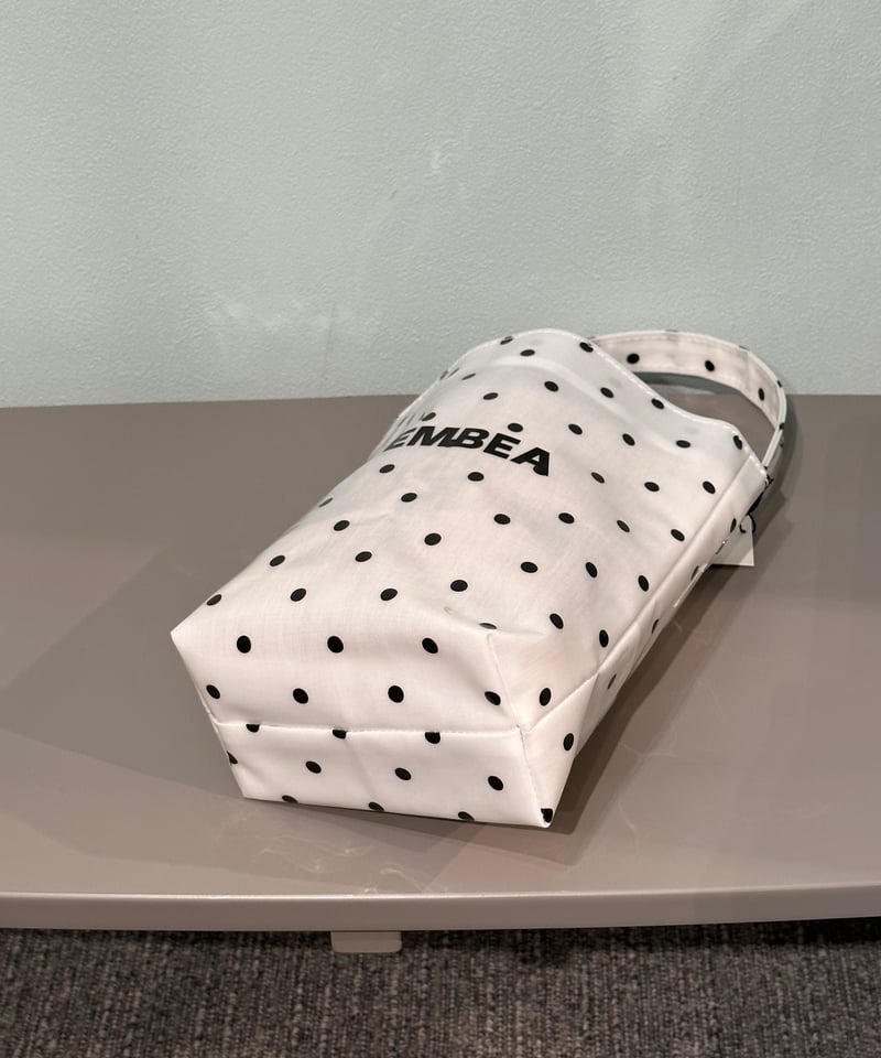 TEMBEA／バゲットトートミニ（クリア黒水玉） | MWL STORE
