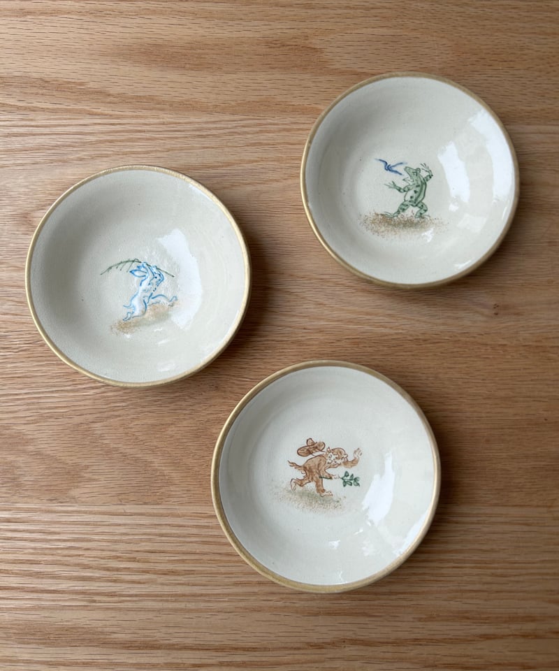 【新品未使用】　国宝　鳥獣人物戯画　小皿　ぐい飲み　高山寺 小皿 相撲〈国宝 鳥獣人物戯画〉 | 高山寺公式ショップ | 京もの