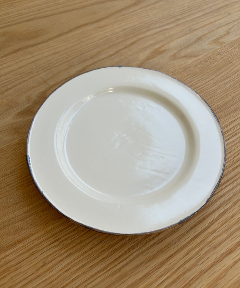【美品】大井寛史　パール皿　6寸皿 4枚　小皿 3枚 セット売り 大井寛史／パールリム皿（中)18㎝ H–17 | MWL STORE