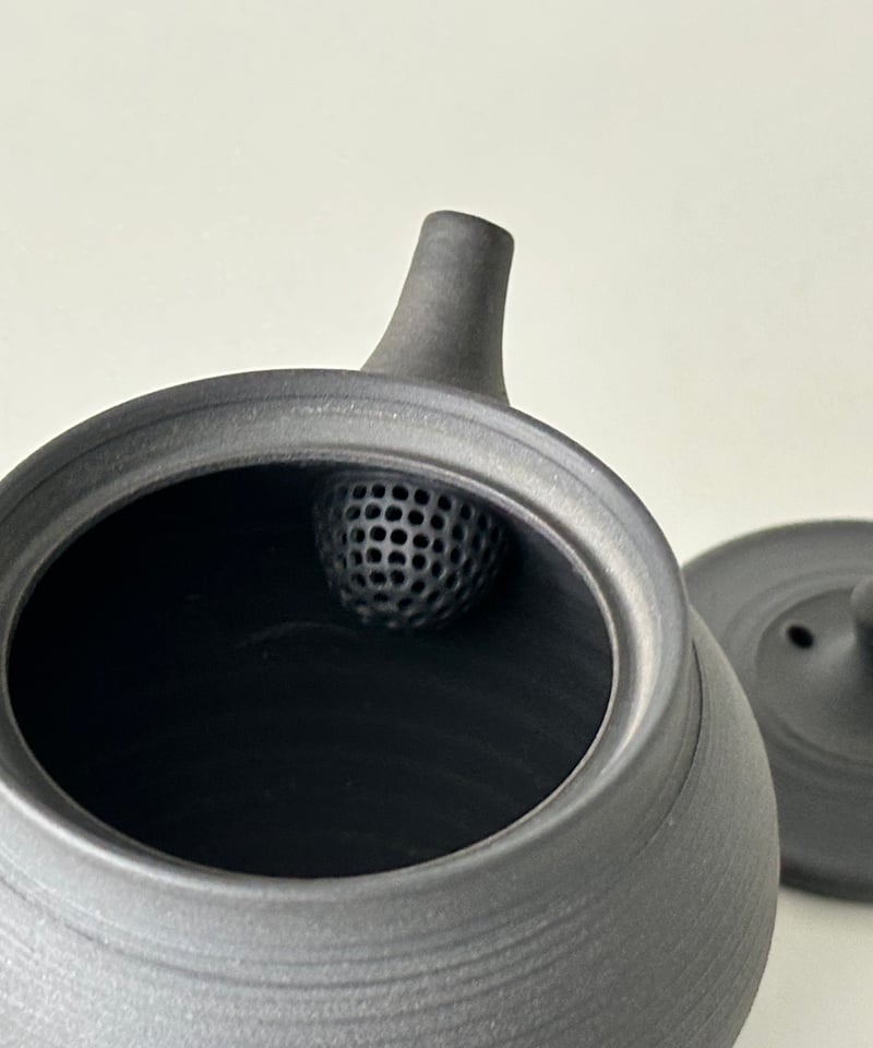 ・孟琦在印　朱泥急須A　直径12cm か4-0610① 孟臣製の在銘 朱泥急須 直径12cm か4-0610①
