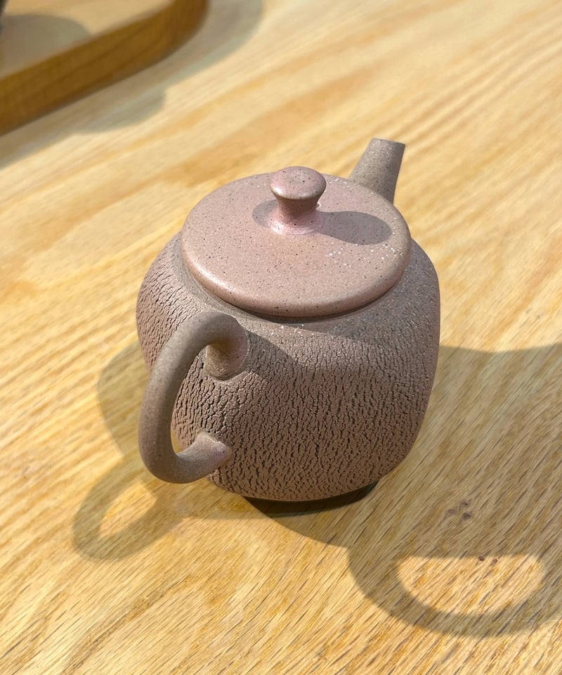甚秋陶苑／嵐絞り印籠蓋茶注5角形・桃色 | MWL STORE
