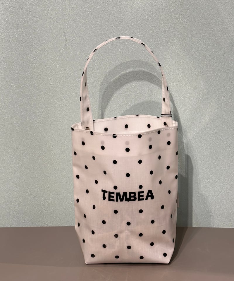 TEMBEA／バゲットトートミニ（クリア黒水玉） | MWL STORE