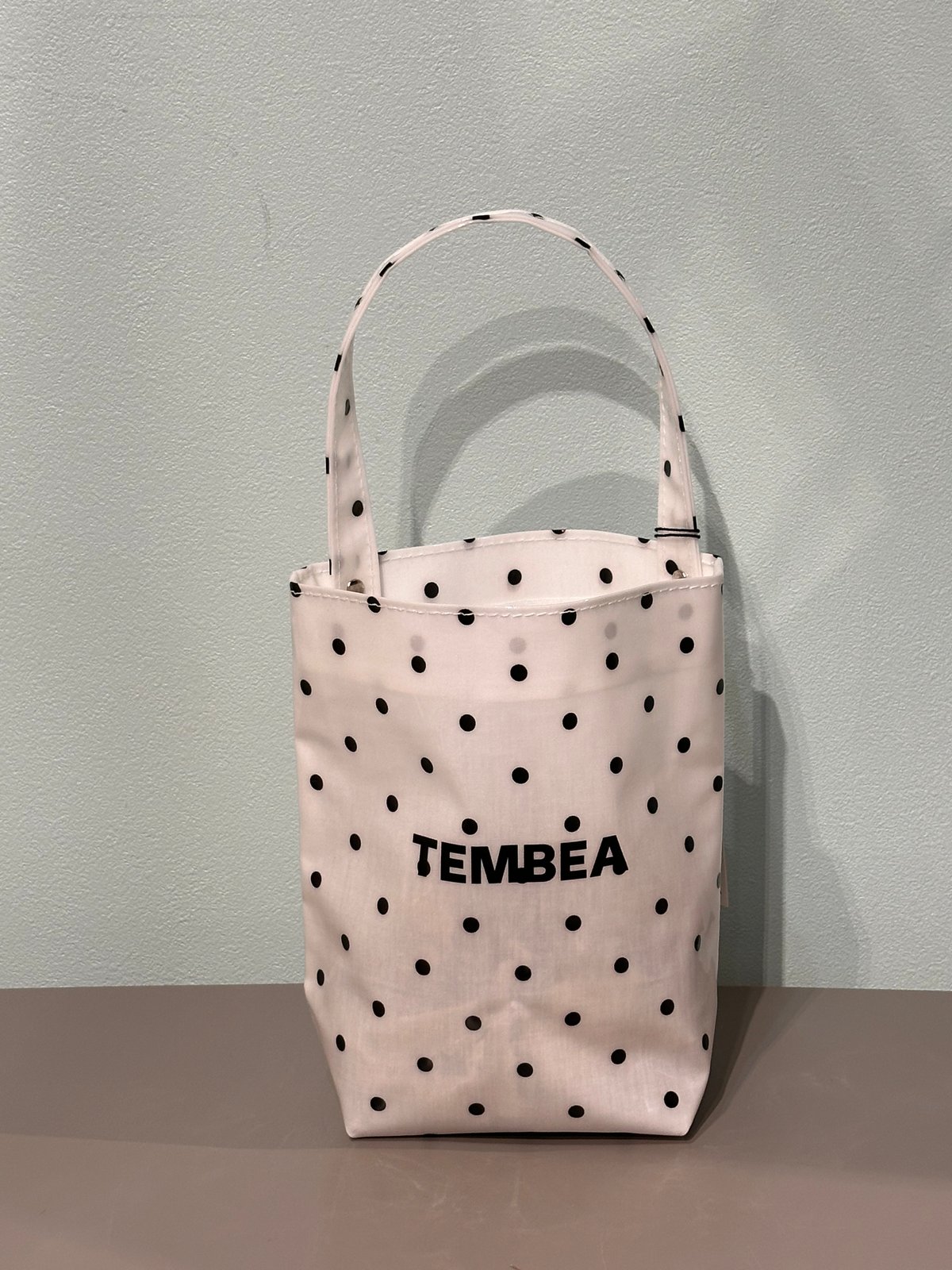 TEMBEA／バゲットトートミニ（クリア黒水玉） | MWL STORE
