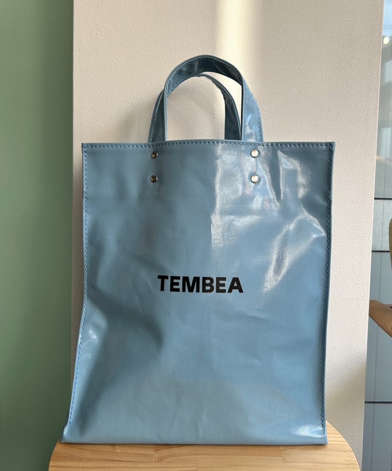 TEMBEA／クリア ペーバートート（ミディアム）サックスブルー