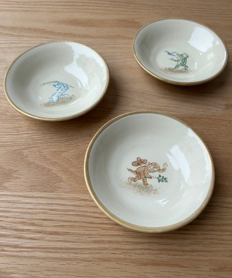 【新品未使用】　国宝　鳥獣人物戯画　小皿　ぐい飲み　高山寺 小皿 相撲〈国宝 鳥獣人物戯画〉 | 高山寺公式ショップ | 京もの