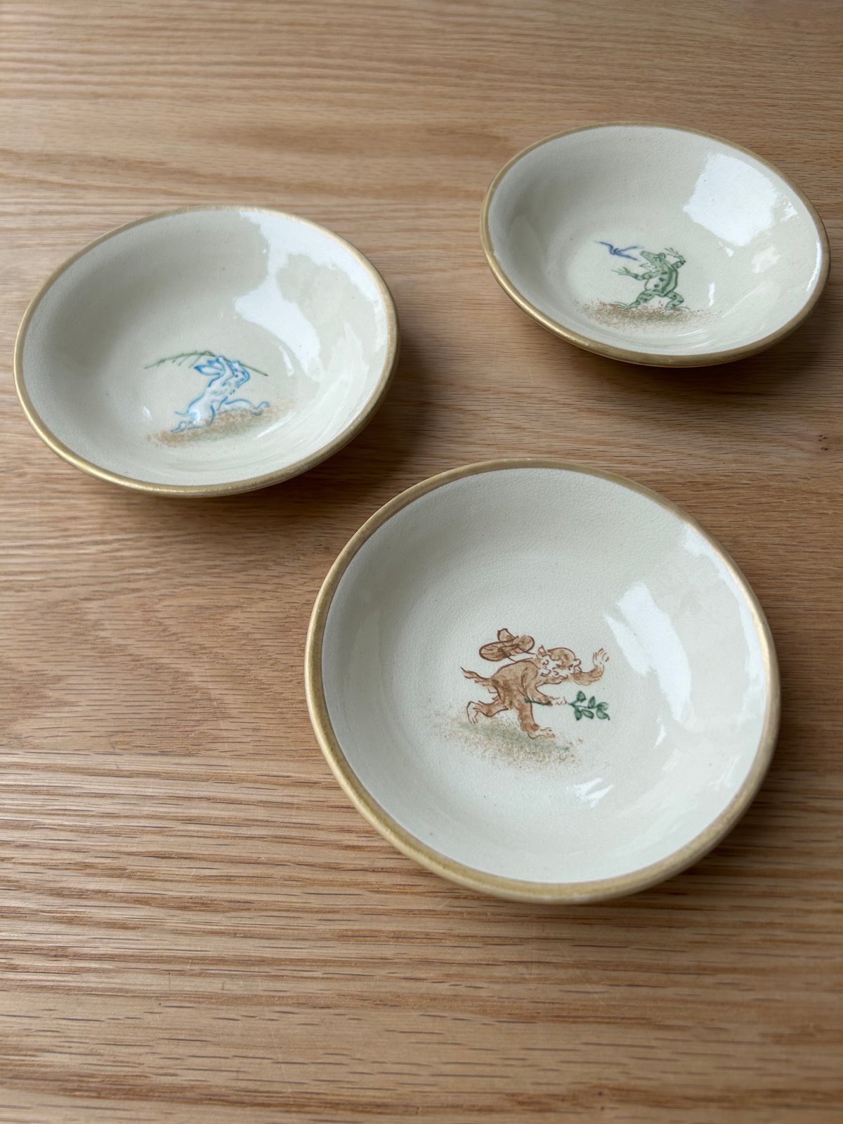 陶泉窯／高山寺画「鳥獣人物戯画」4寸皿（猿） | MWL STORE