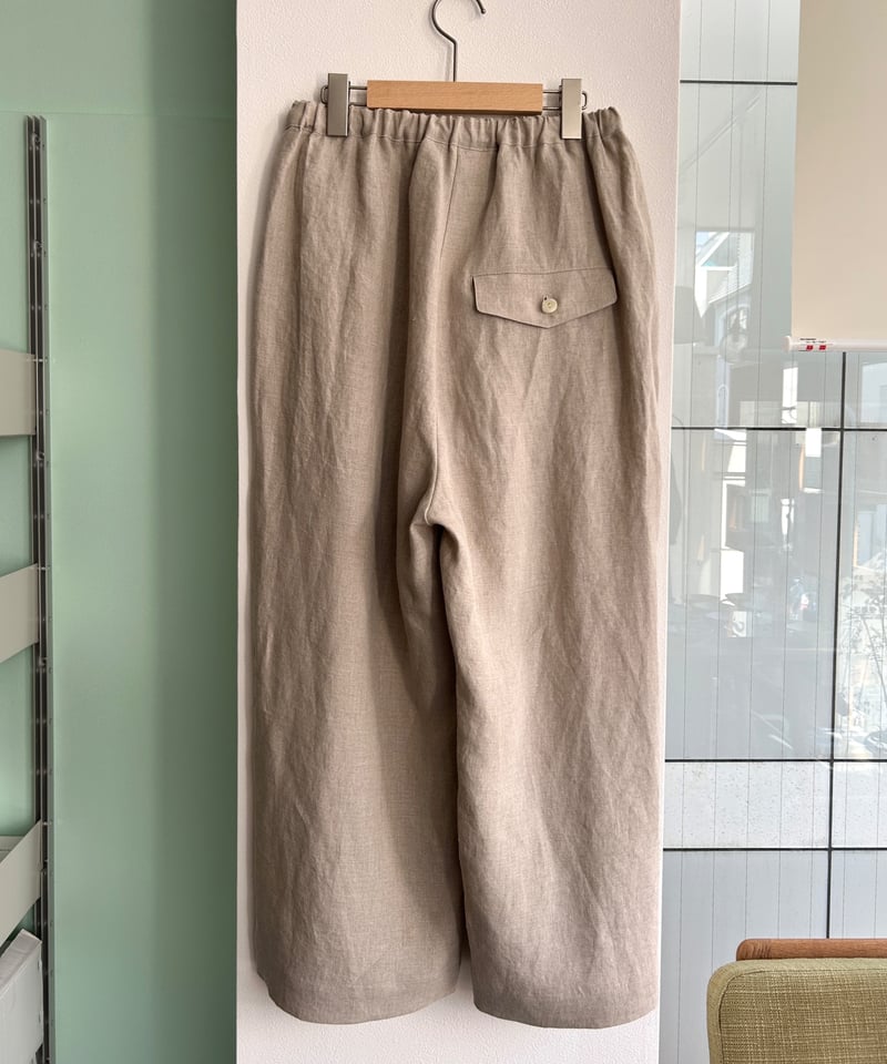 STAMP AND DIARY ウエストタックワイドパンツ ウエストタックワイドパンツ - STAMP AND DIARY - weeksdays