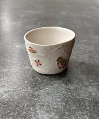 浜坂尚子 金銀そば猪口 中 #74-2