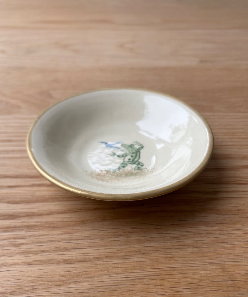 陶泉窯／高山寺画「鳥獣人物戯画」4寸皿（蛙） | MWL STORE