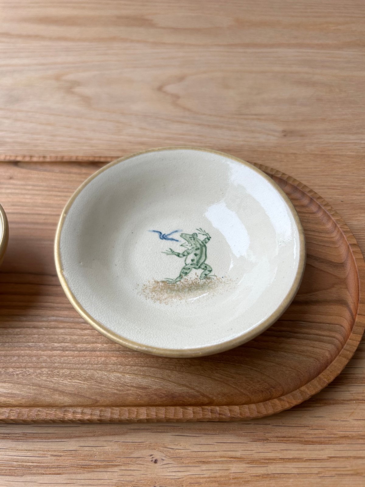 陶泉窯／高山寺画「鳥獣人物戯画」4寸皿（蛙） | MWL STORE