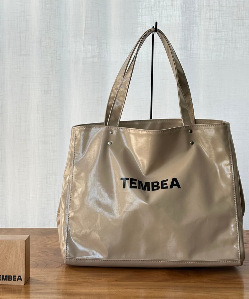 TEMBEA CARRY TOTE CLEAR BEIGE | MWL STORE