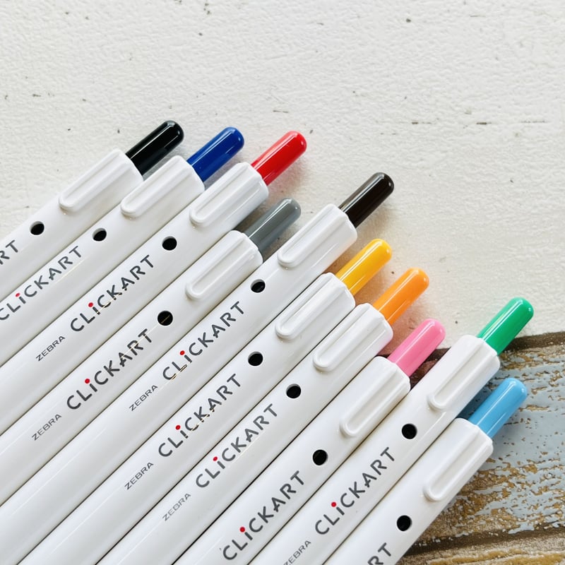 ZEBRA】水性マーカー クリッカート | クジラ文具店