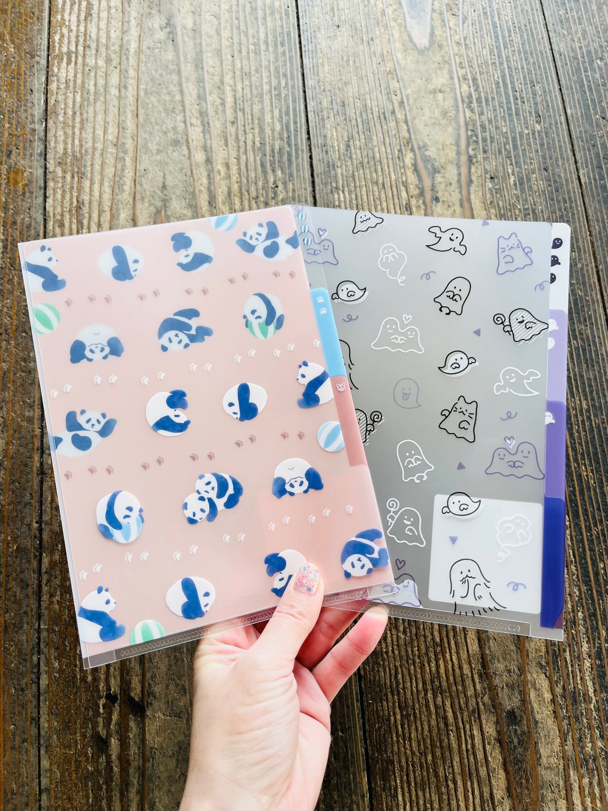 ミドリ】3ポケットクリアフォルダー | クジラ文具店