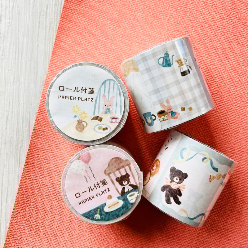 なかうちわか☆ロール付箋①パピアプラッツ