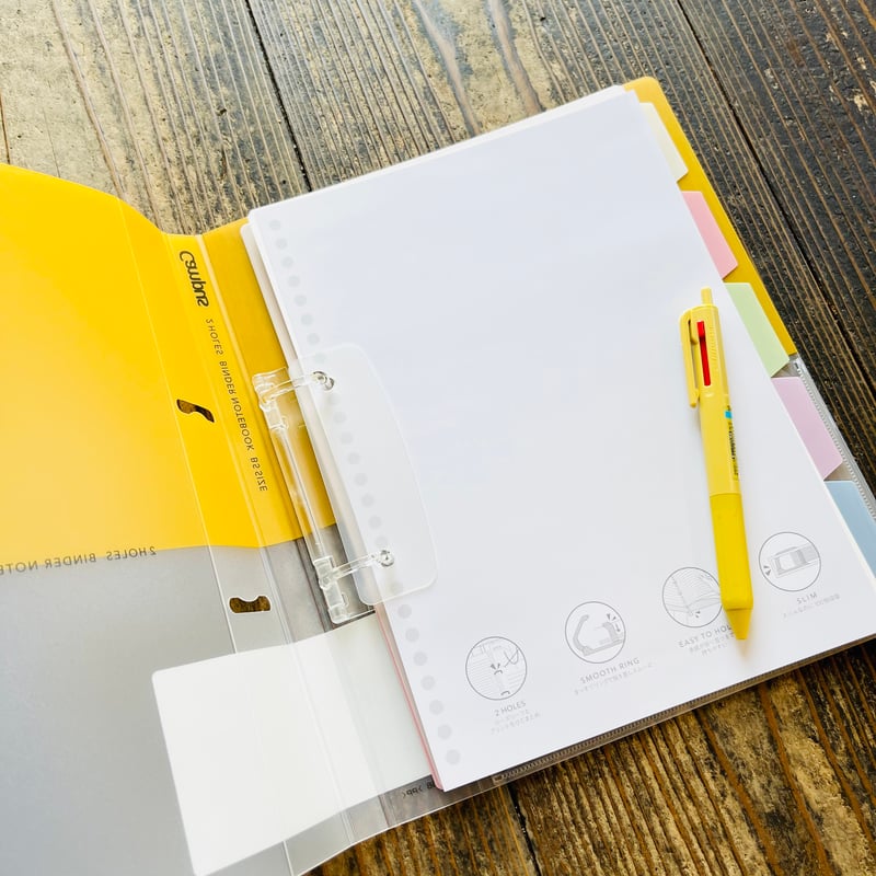 コクヨ】Campus 2穴バインダーノートブック B5サイズ | クジラ文具店