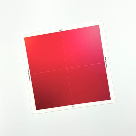 Gradation Swatch for Cosmetics