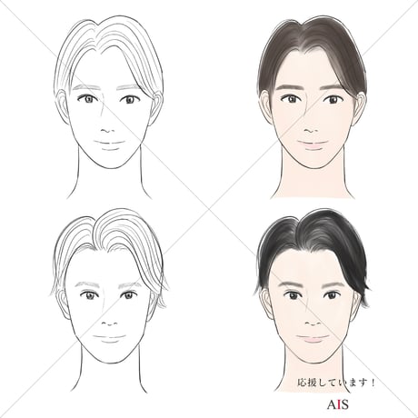 【Free】Face type illustration