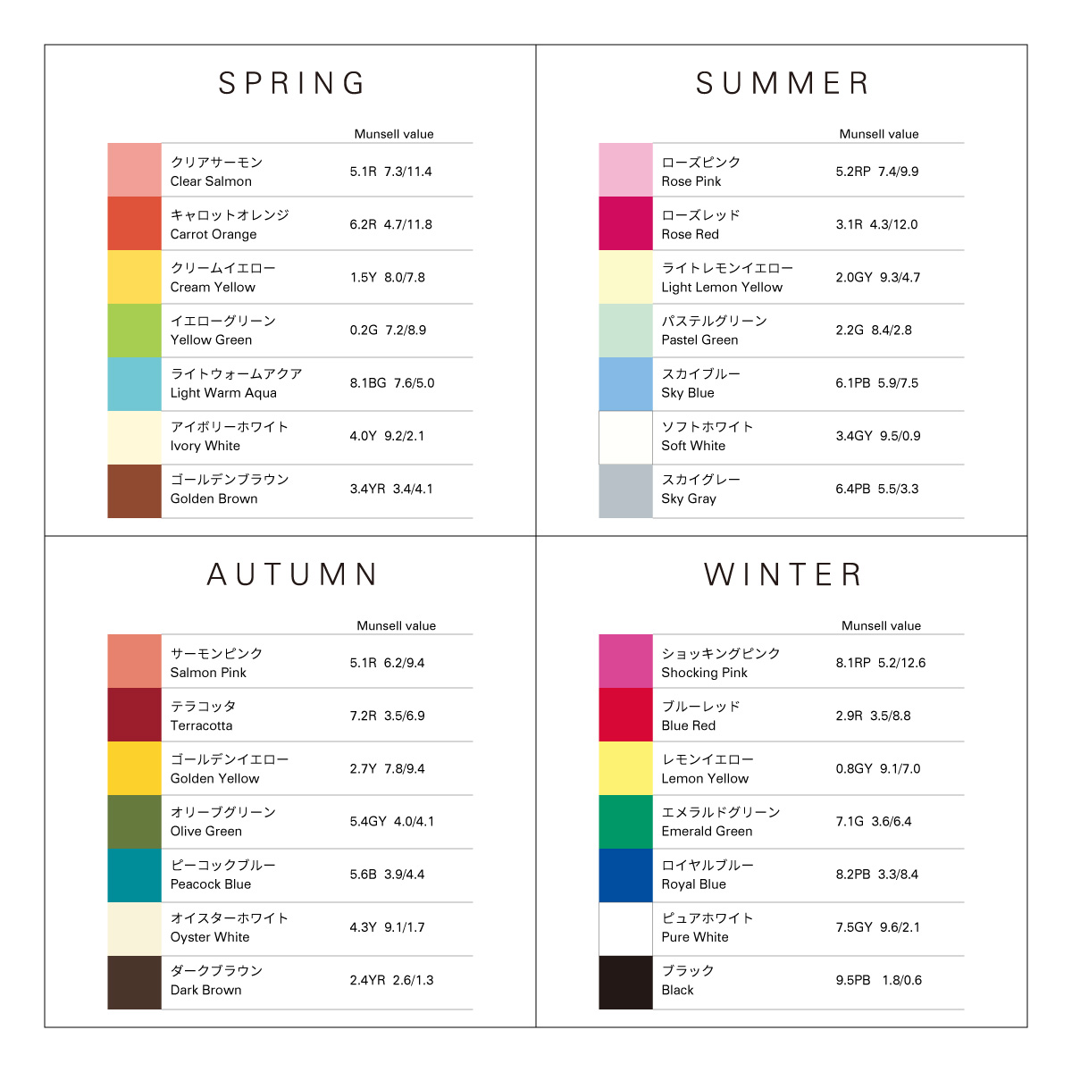 28 Color Drapes（test color）28色ドレープ | AIS Color