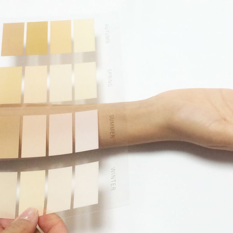 パーソナルカラー診断　パーフェクトカラー・チンボードカード【36色】 パーソナルカラー診断 パーフェクトカラー・チンボードカード