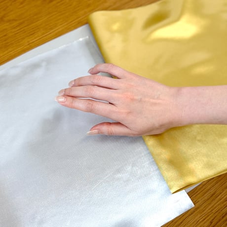 Gold and Silver drape / 金銀ドレープ