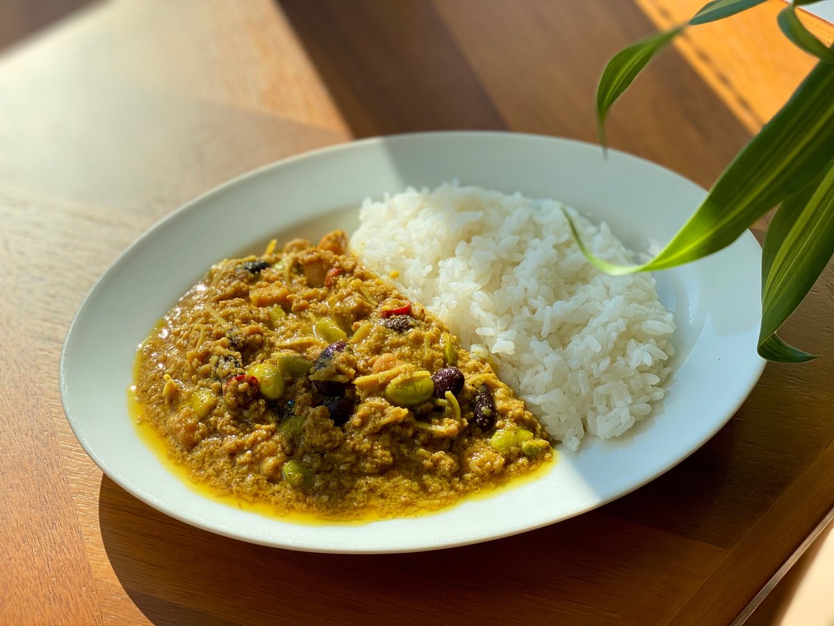 センニンマサラ「柏崎産えだまめの枝豆キーマカレー」 | THERE IS NOEND