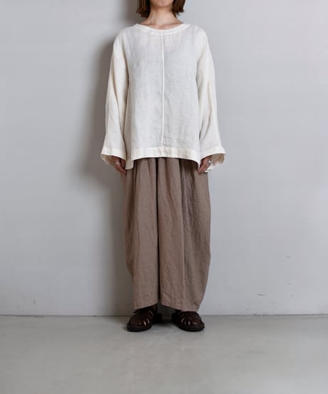 TOAST / Garment Dyed Linen Top