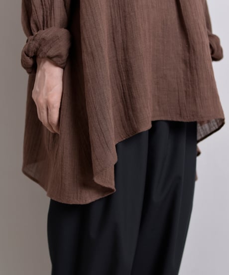 suzuki takayuki / gauze pullover blouse