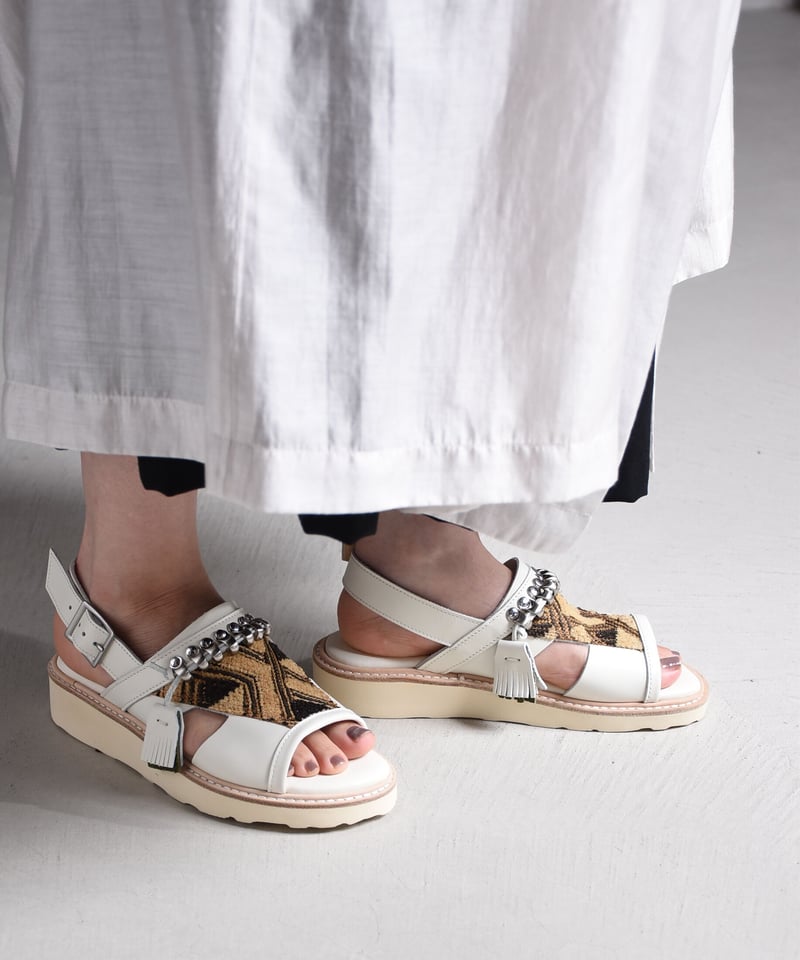 WONDER FULL LIFE / UNCLE HOLDER SANDAL(WHITE) |