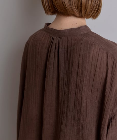 suzuki takayuki / gauze pullover blouse