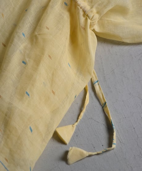 【LIMITED EDITION】COUNTERPOINT / COLOR ASSORT SAREE＜NEO KAFTAN DRESS＞