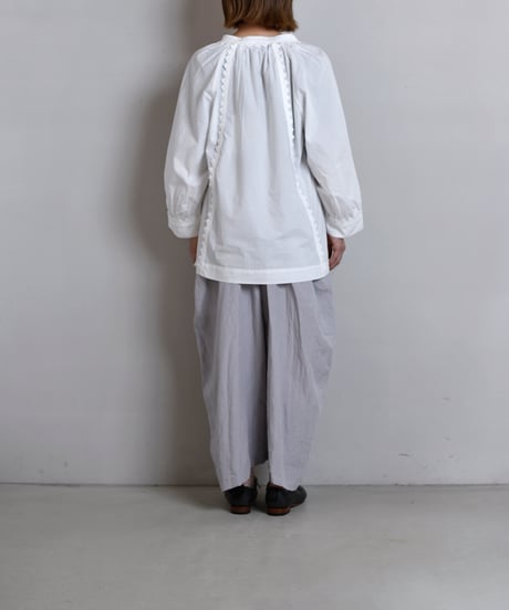 TOAST / Crockery Edge Cotton Poplin Top